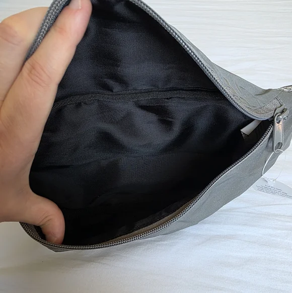 LOQI Metallic Gray Reflective Belt Bag NWT - Picture 7 of 11